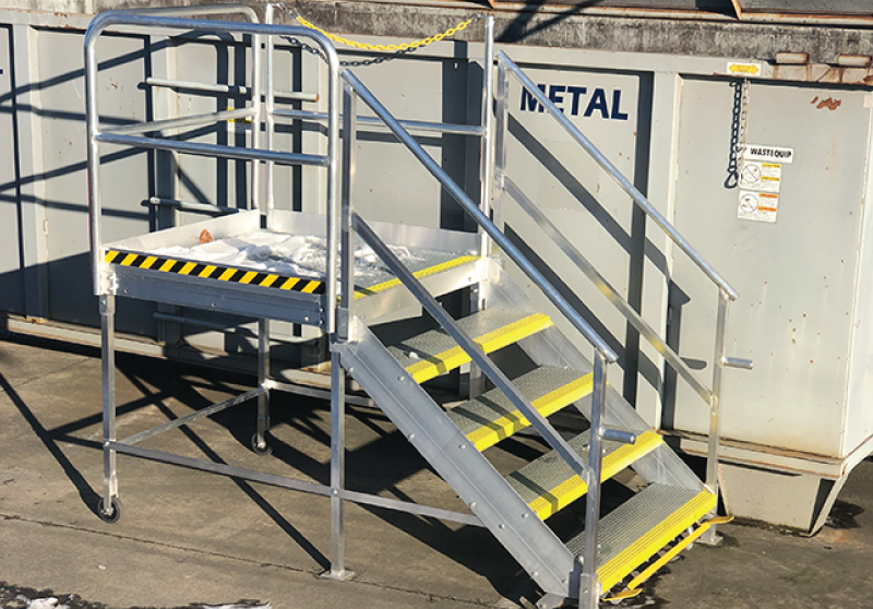 Work Safe Access Simple Solutions Dumpster Access